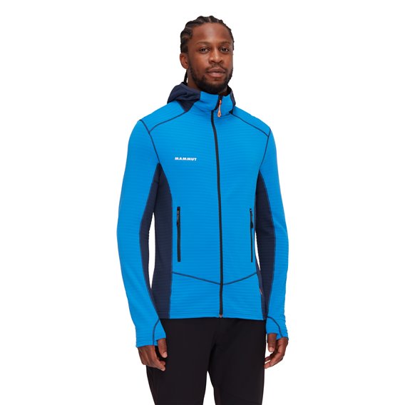 Mammut Taiss Light ML Hooded Jacket Herren Fleecejacke azurit-marine hier im Mammut-Shop günstig online bestellen