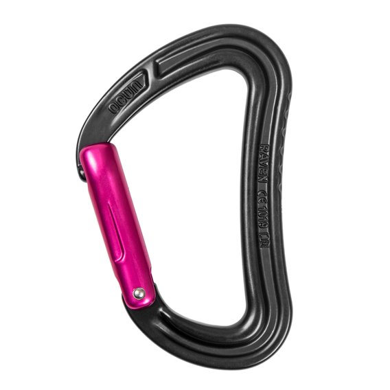 Ocun Raven Straight Karabiner anthrazit-pink hier im Ocun-Shop günstig online bestellen