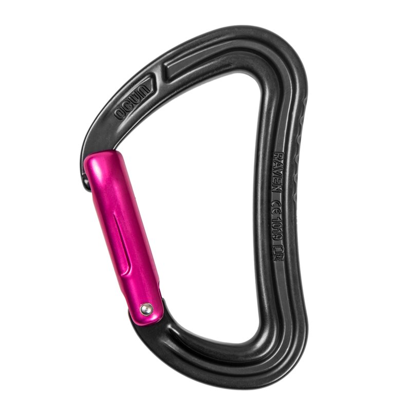 Ocun Raven Straight Karabiner anthrazit-pink hier im Ocun-Shop günstig online bestellen