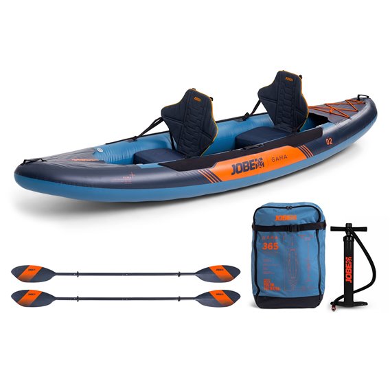 Jobe Gama Inflatable Kayak Package 2 Personen Luftboot Set midnight blue hier im Jobe-Shop günstig online bestellen