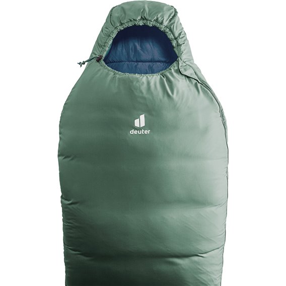 Deuter Orbit +0 EL Schlafsack RV links Kunstfaserschlafsack ivy-ink hier im Deuter-Shop günstig online bestellen