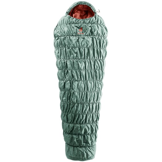 Deuter Exosphere +4 SL Schlafsack RV links Kunstfaserschlafsack sage-redwood hier im Deuter-Shop günstig online bestellen