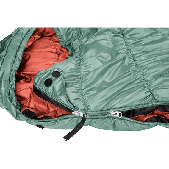 Deuter Exosphere +4 SL Schlafsack RV links Kunstfaserschlafsack sage-redwood hier im Deuter-Shop günstig online bestellen