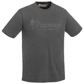 Pinewood Outdoor Life T-Shirt Herren Kurzarmshirt dark anthracite hier im Pinewood-Shop günstig online bestellen
