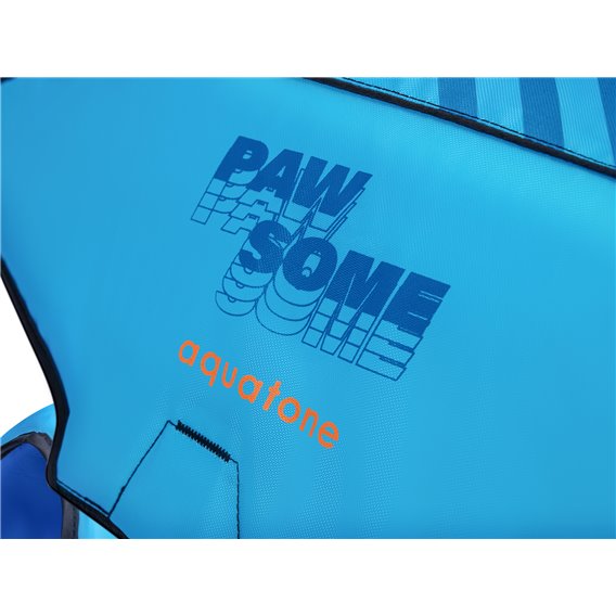 Aquatone Pawsome Hunde Schwimmweste blau