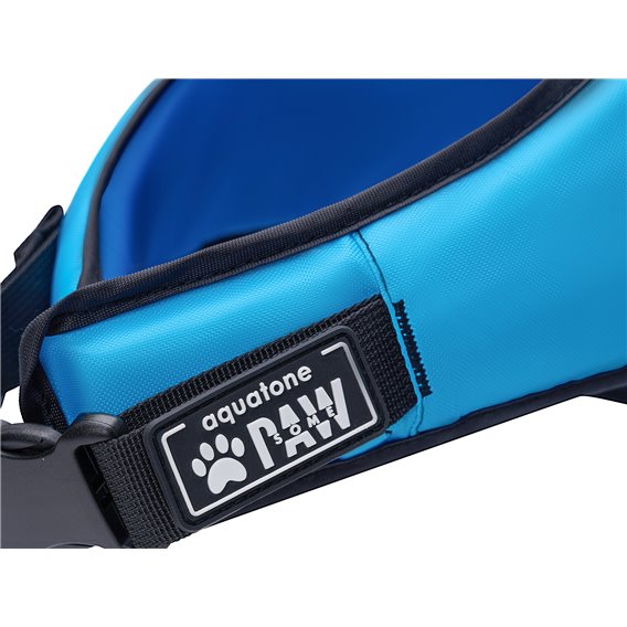 Aquatone Pawsome Hunde Schwimmweste blau