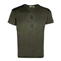 Aclima LightWool Classic Tee X Outdoor Print Herren Merino T-Shirt ranger green