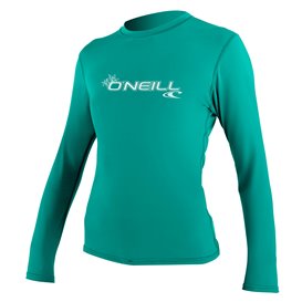 ONeill Basic Skins Longsleeve Sun Shirt Damen T-Shirt light aqua hier im ONeill-Shop günstig online bestellen