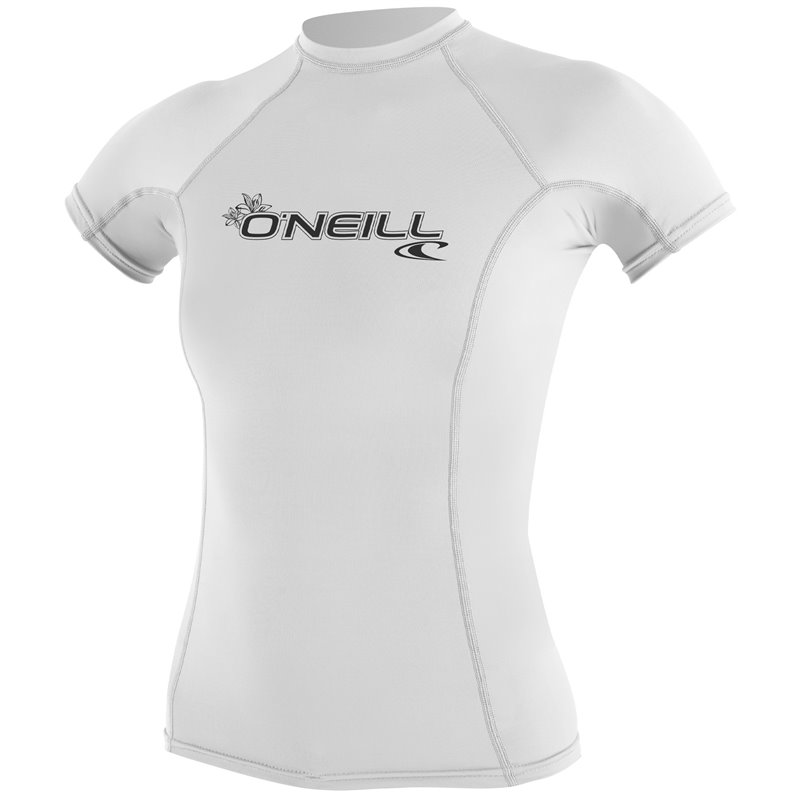 ONeill Basic Skins Shortsleeve Damen Rashguard white hier im ONeill-Shop günstig online bestellen