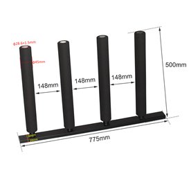 ExtaSea Soft Rack Four Wandhalterung für SUP und Surf Boards hier im ExtaSea-Shop günstig online bestellen