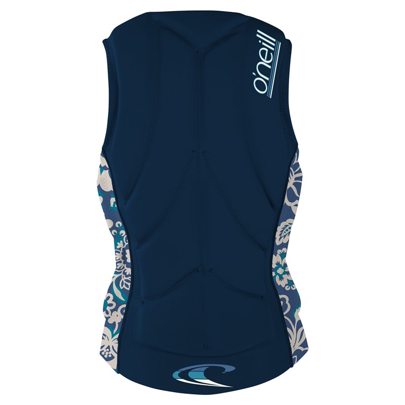 ONeill Slasher Comp Vest Damen Prallschutzweste Neoprenweste french navy-flowers hier im ONeill-Shop günstig online bestellen