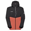 Mammut Alto Guide HS Hooded Jacket Herren Regenjacke brick-black