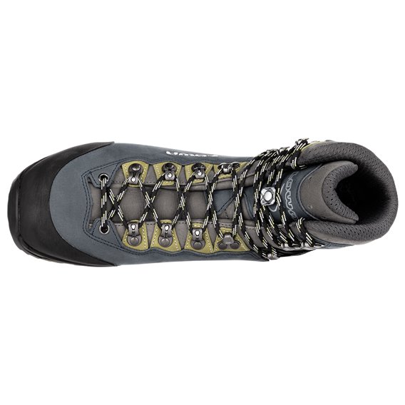 Lowa Camino Evo GTX Herren Trekkingschuhe Bergschuhe stahlblau-kiwi hier im Lowa-Shop günstig online bestellen