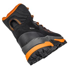 Lowa Corvara GTX MID Herren Trekkingschuhe schwarz-orange hier im Lowa-Shop günstig online bestellen