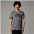 The North Face Shortsleeve Easy Tee Herren T-Shirt Kurzarmshirt grey heather hier im The North Face-Shop günstig online bestelle