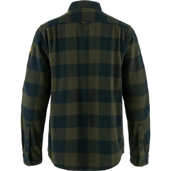 Fjällräven Övik Heavy Flannel Shirt Herren Flanellhemd deep forest-dark navy hier im Fjällräven-Shop günstig online bestellen