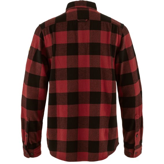 Fjällräven Övik Heavy Flannel Shirt Herren Flanellhemd red-black hier im Fjällräven-Shop günstig online bestellen