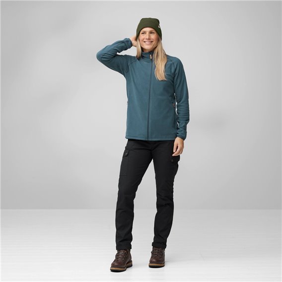 Fjällräven Övik Lite Fleece Jacket Damen Fleecejacke mountain blue hier im Fjällräven-Shop günstig online bestellen