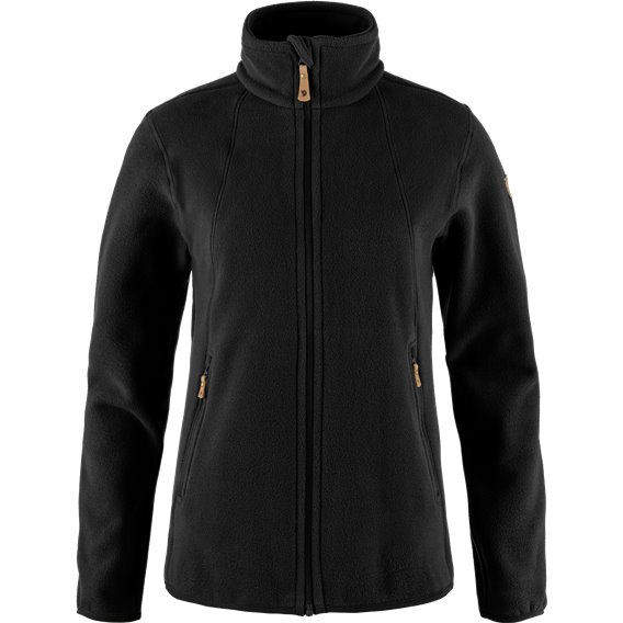 Fjällräven Stina Fleece Damen Fleecejacke black hier im Fjällräven-Shop günstig online bestellen