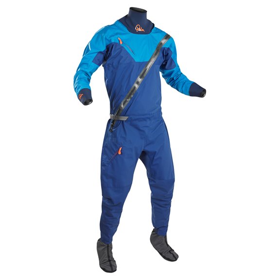 Palm Fuse Herren Paddelanzug Trockenanzug Dry Suit navy-mid blue hier im Palm-Shop günstig online bestellen