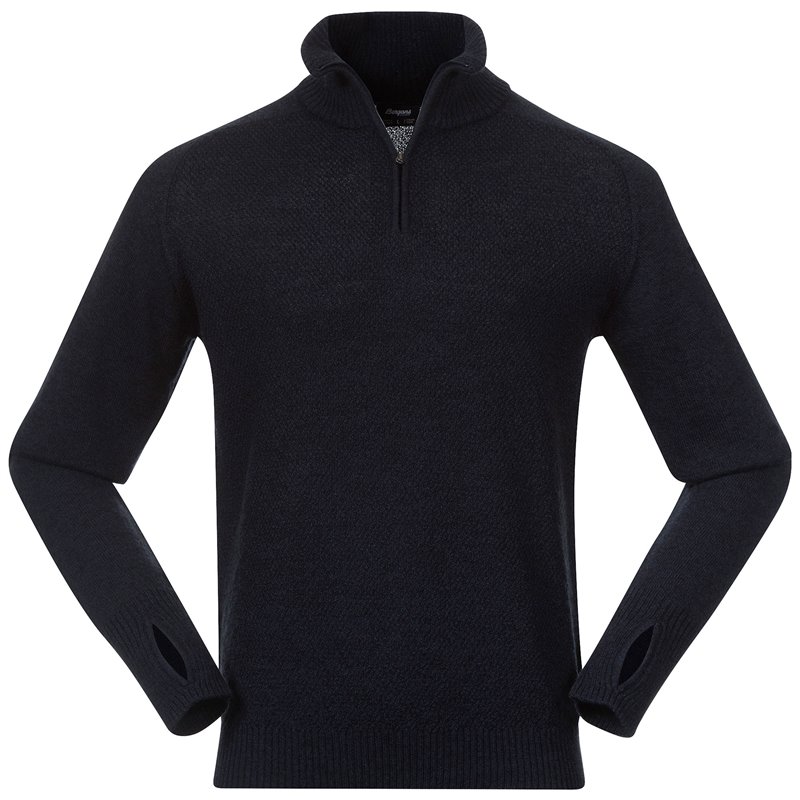 Bergans Ulriken Light Merino Jumper Herren Strickpullover Rollkragenpullover navy hier im -Shop günstig online bestellen