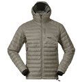 Bergans Vaagaa Light Down Jacket Hood Herren Daunenjacke green mud