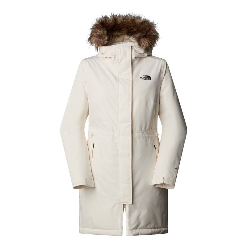 The North Face Zaneck Parka Damen Wintermantel white dune hier im The North Face-Shop günstig online bestellen