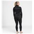 Aclima WarmWool Roll Neck Damen Merino Rollkragenshirt black motion hier im Aclima-Shop günstig online bestellen