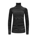 Aclima WarmWool Roll Neck Damen Merino Rollkragenshirt black motion