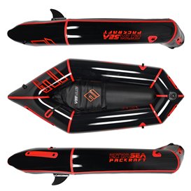 Extasea Packraft 210 1er Trekking Schlauchboot TPU black hier im ExtaSea-Shop günstig online bestellen