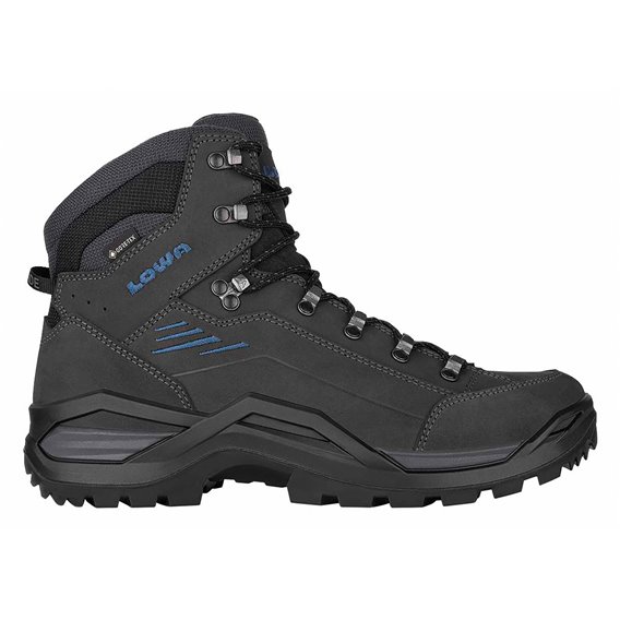 Lowa Renegade Evo GTX Mid Wide Herren Wanderschuhe anthrazit-stahlblau hier im Lowa-Shop günstig online bestellen
