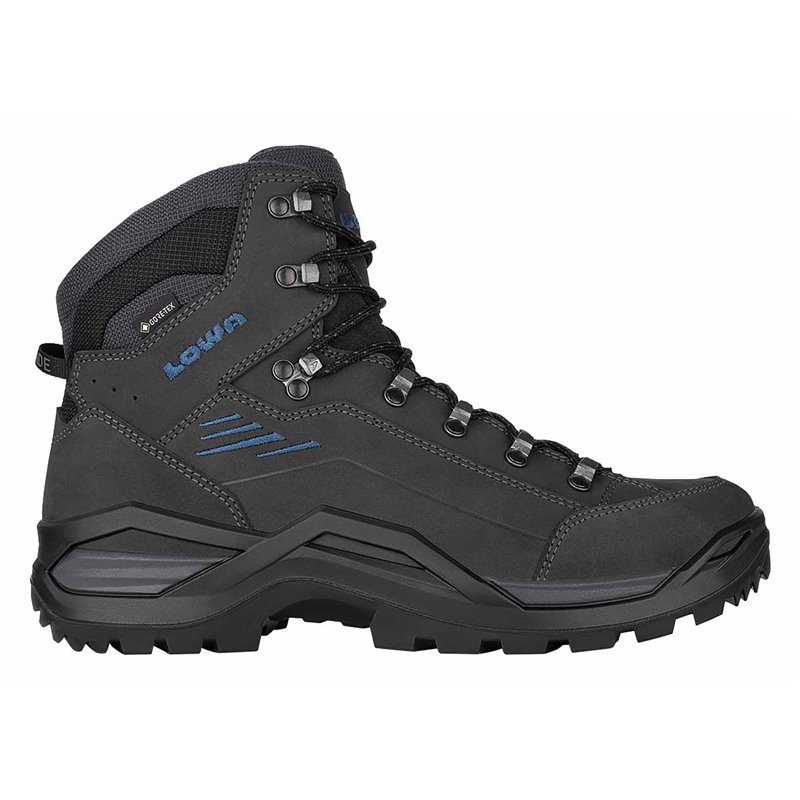 Lowa Renegade Evo GTX Mid Wide Herren Wanderschuhe anthrazit-stahlblau hier im Lowa-Shop günstig online bestellen