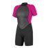 ONeill Reactor-2 2mm Back Zip Spring Shorty Damen Neoprenanzug black-berry