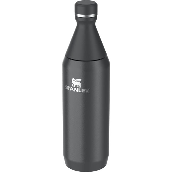 Stanley All Day Slim Bottle 0,6l Edelstahl Thermoflasche Isolierflasche schwarz hier im Stanley-Shop günstig online bestellen