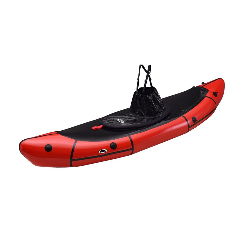 Mini Pack Raft MRS Mini Shark XLWildwasser Packraft mit Verdeck 1 Personen Rafting ...