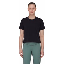 Mammut Massone T-Shirt Cropped Patch Damen Kurzarmshirt black hier im Mammut-Shop günstig online bestellen