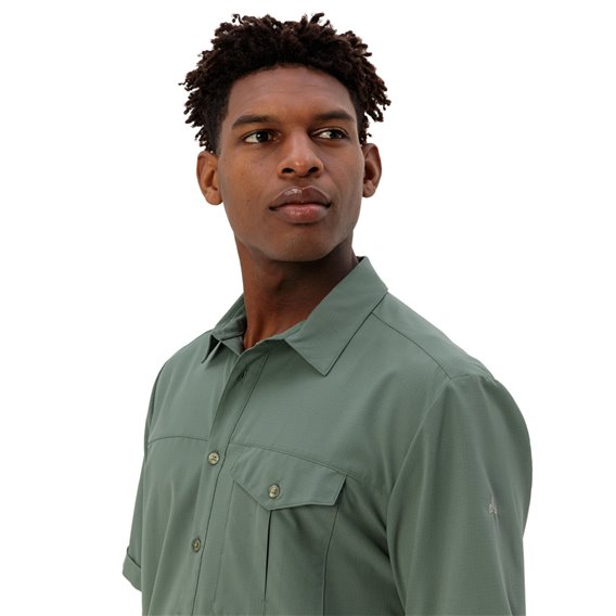 Vaude Rosemoor Shirt II Herren Kurzarmhemd agave hier im Vaude-Shop günstig online bestellen