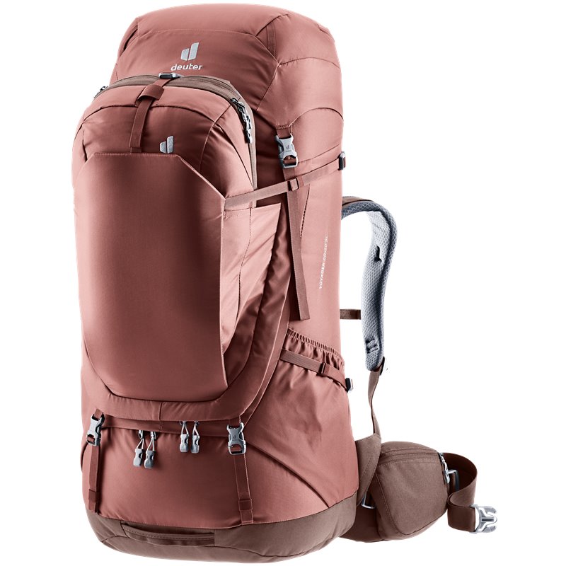 Deuter Voyager 60+10 SL Damen Reiserucksack caspia-raisin hier im Deuter-Shop günstig online bestellen