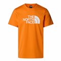 The North Face Shortsleeve Easy Tee Herren T-Shirt digital orange-tnf white
