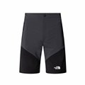 The North Face Felik Slitapered Short Herren kurze Wanderhose asphalt grey-black