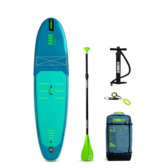 Jobe Aero Sava Sup Board 8.6 Package aufblasbares Stand up Paddle Set hier im Jobe-Shop günstig online bestellen