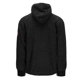 Aclima ReBorn Terry Unisex Pullover Merino Kapuzenpullover dark grey melange hier im Aclima-Shop günstig online bestellen