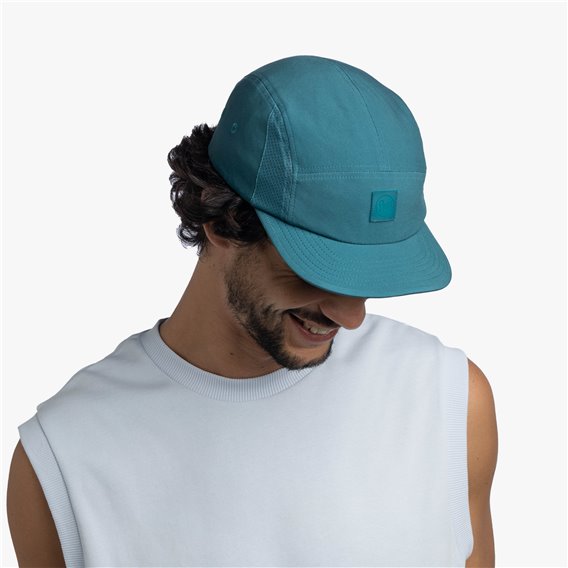 Buff 5 Panel Go Cap Kappe Basecap solid teal hier im Buff-Shop günstig online bestellen