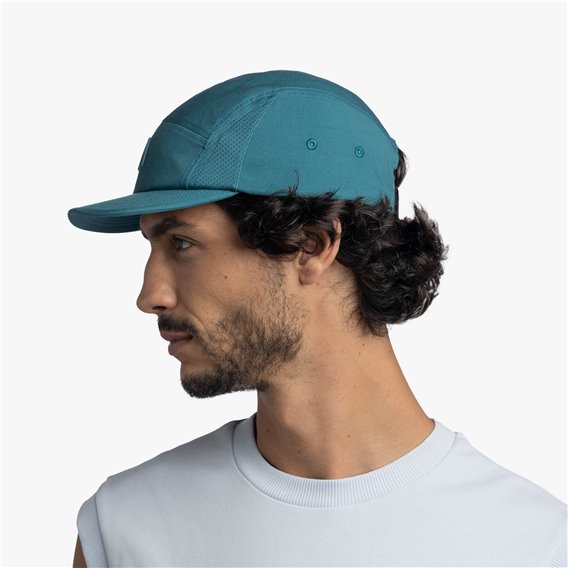 Buff 5 Panel Go Cap Kappe Basecap solid teal hier im Buff-Shop günstig online bestellen