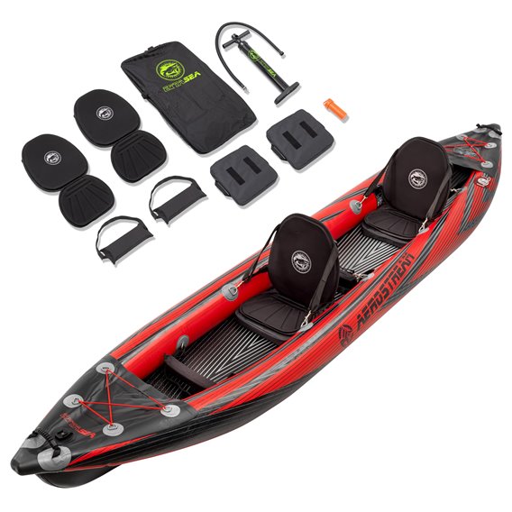 ExtaSea Aerostream 400 aufblasbares Kajak Schlauchboot Drop-Stitch rot hier im ExtaSea-Shop günstig online bestellen