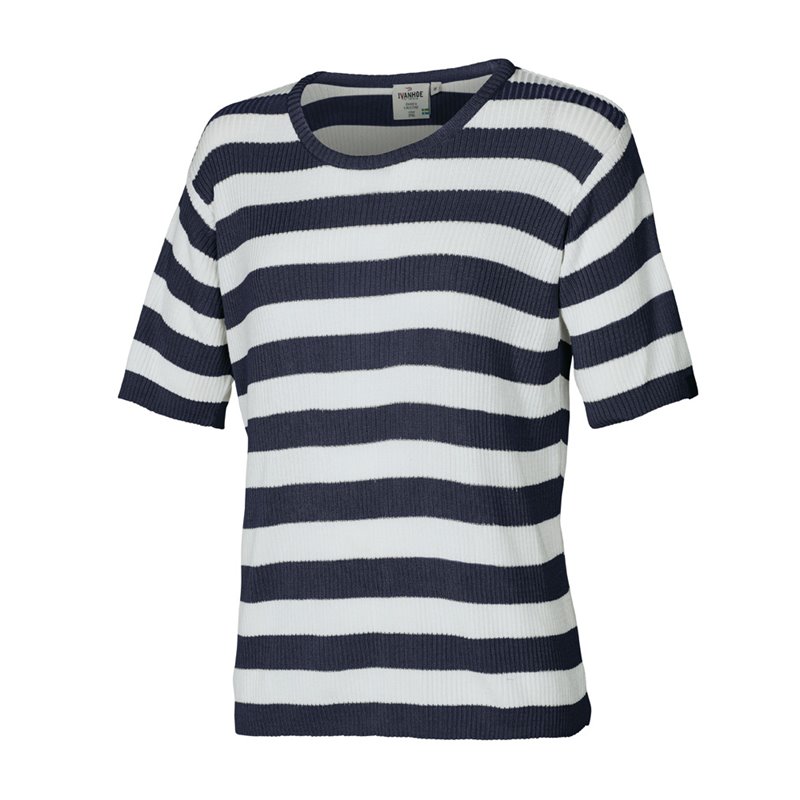 Ivanhoe GY Tilly Damen T-Shirt Kurzarmshirt stripe navy hier im Ivanhoe-Shop günstig online bestellen