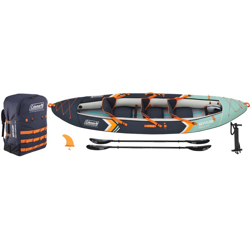 Coleman Sevylor Maui 2+1 Kit aufbalsbares Kajak 2+1 Personen Luftboot Set mit Paddeln hier im Coleman-Shop günstig online bestel