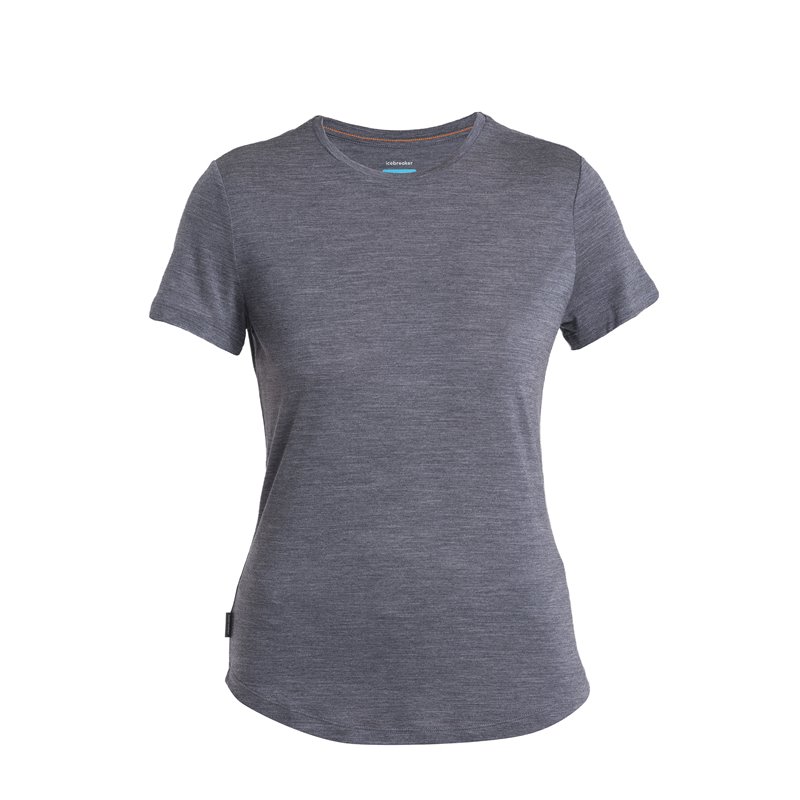 Icebreaker Merino 125 Cool-Lite Sphere III Kurzarmshirt Tshirt Damen midnight navy heather hier im Icebreaker-Shop günstig onlin Icebreaker Merino 125 Cool-Lite Sphere III Kurzarmshirt Tshirt Damen midnight navy heather hier im Icebreaker-Shop günstig onlin
