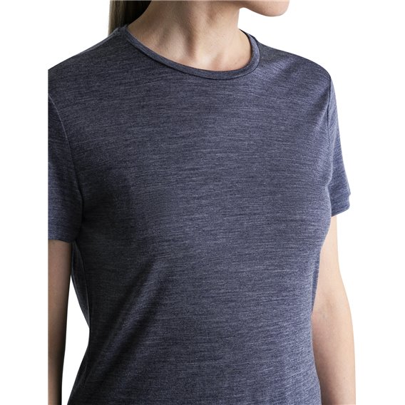 Icebreaker Merino 125 Cool-Lite Sphere III Kurzarmshirt Tshirt Damen midnight navy heather hier im Icebreaker-Shop günstig onlin