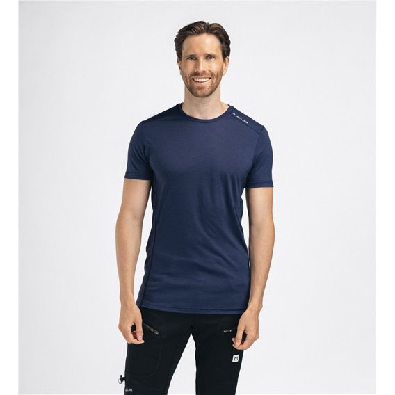Aclima LightWool 140 Trail Tee Herren T-Shirt Kurzarmshirt navy blazer hier im Aclima-Shop günstig online bestellen